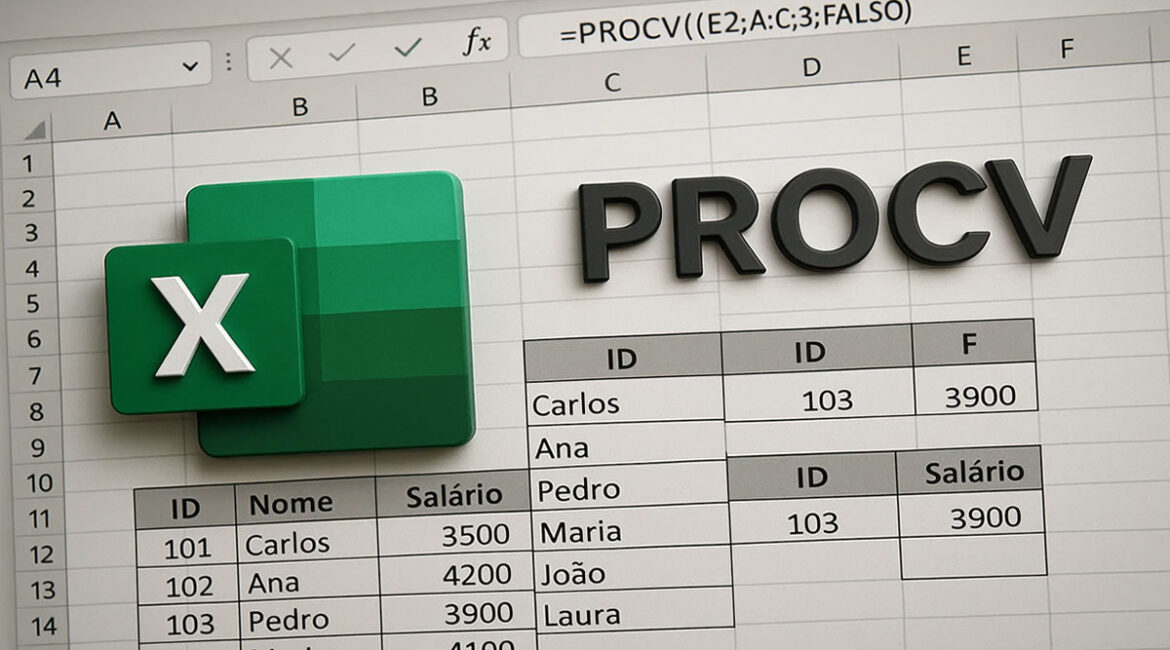 Diferenças entre PROCV e PROCH no Excel
