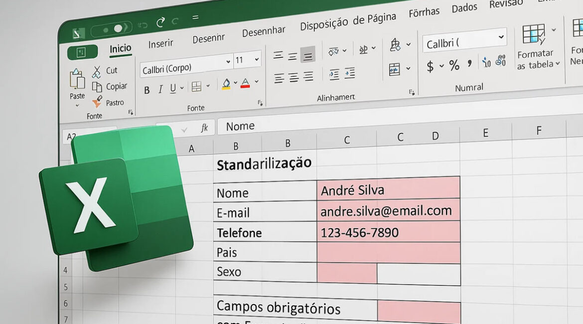 Padronização e Destaque de Campos Obrigatórios com Formatação Condicional