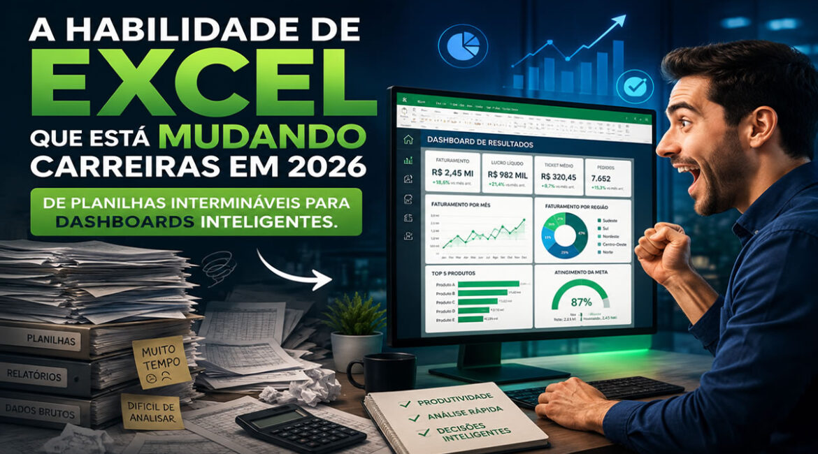 A habilidade de Excel que está fazendo profissionais serem promovidos em 2026