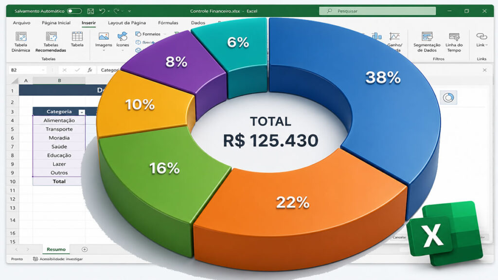 Como Criar um Gráfico de Rosca no Excel