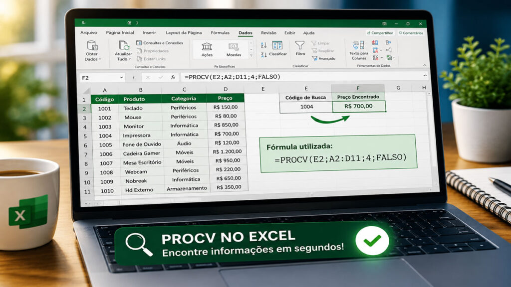PROCV no Excel: O Guia Completo para Encontrar Informações em Segundos