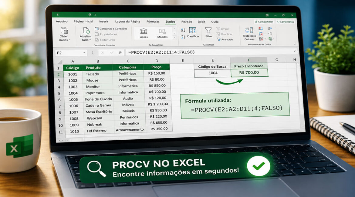 PROCV no Excel: O Guia Completo para Encontrar Informações em Segundos