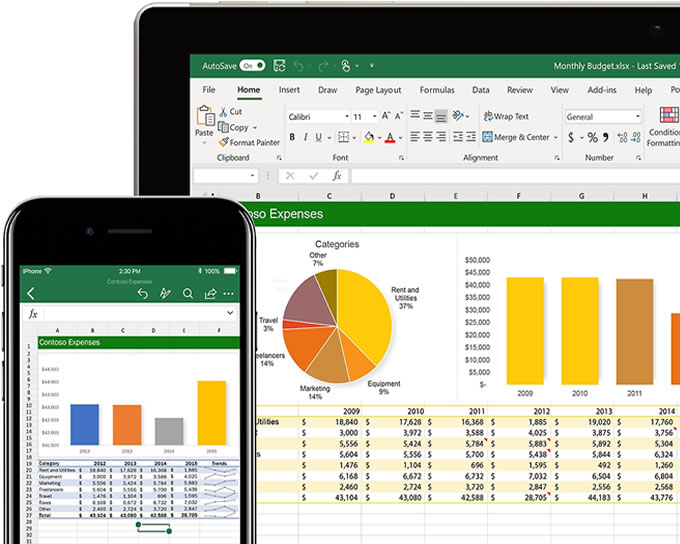 Software de planilha online gratuito: Excel | Microsoft 365