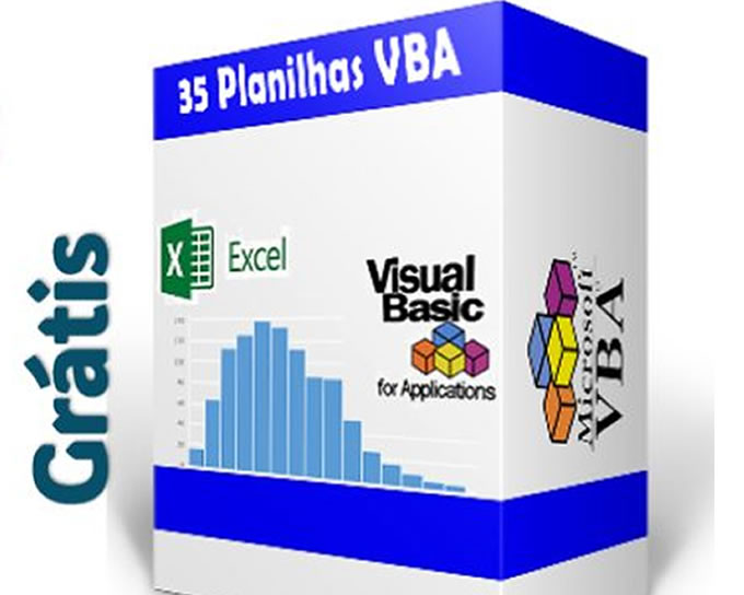 Planilhas | Pacote com 35 arquivos VBA Editáveis