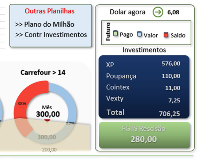 Controle Financeiro versão 2.5