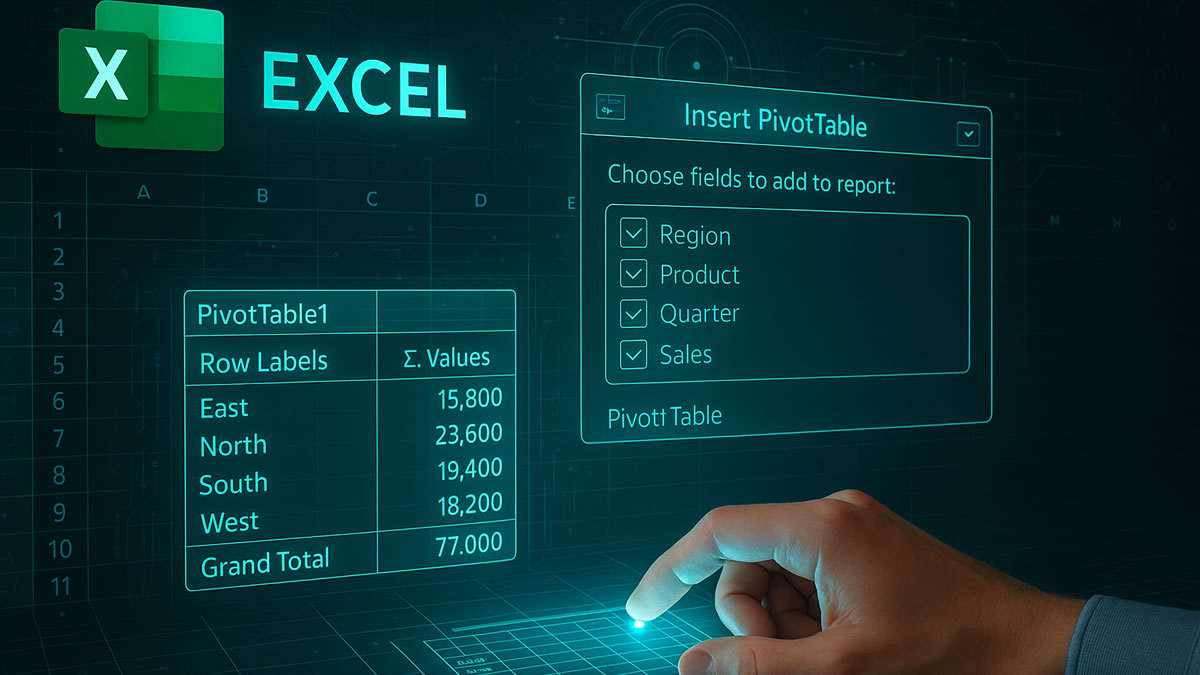 Excel | Como fazer uma Tabela Dinâmica, todos dos detalhes revelados