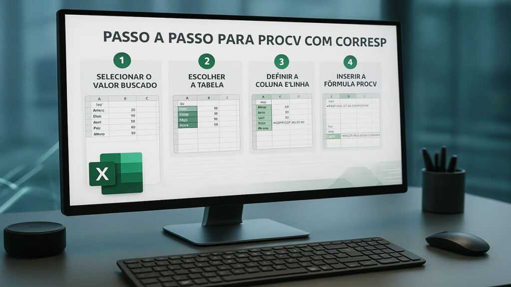 Aprenda a Usar PROCV com CORRESP no Excel