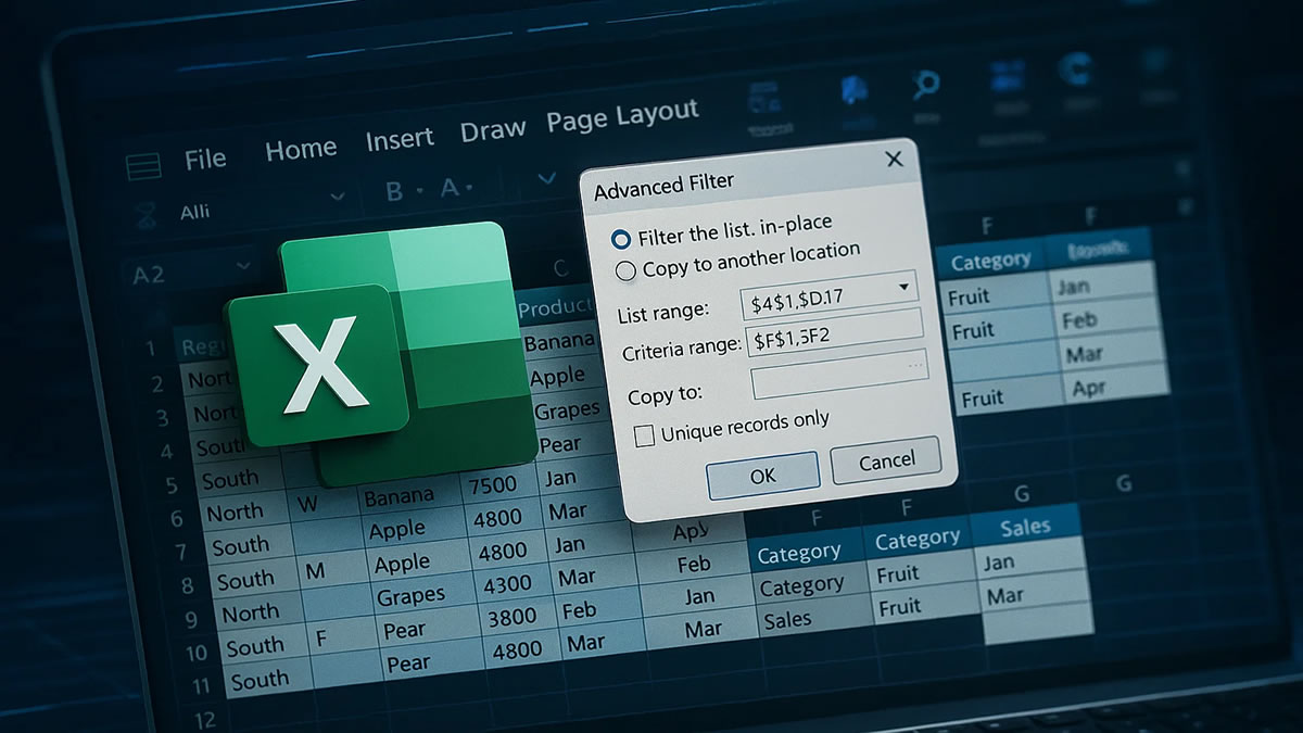 Excel | Filtro Avançado no Excel