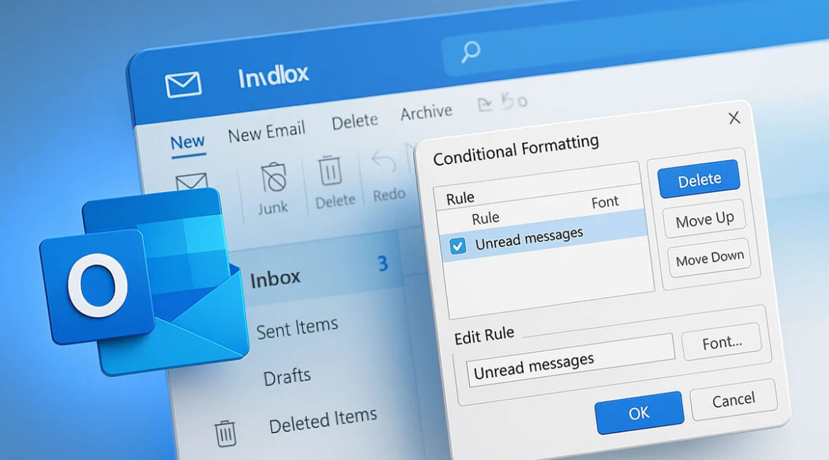 Outlook – Como Excluir e Editar uma Regra de Formatação Condicional