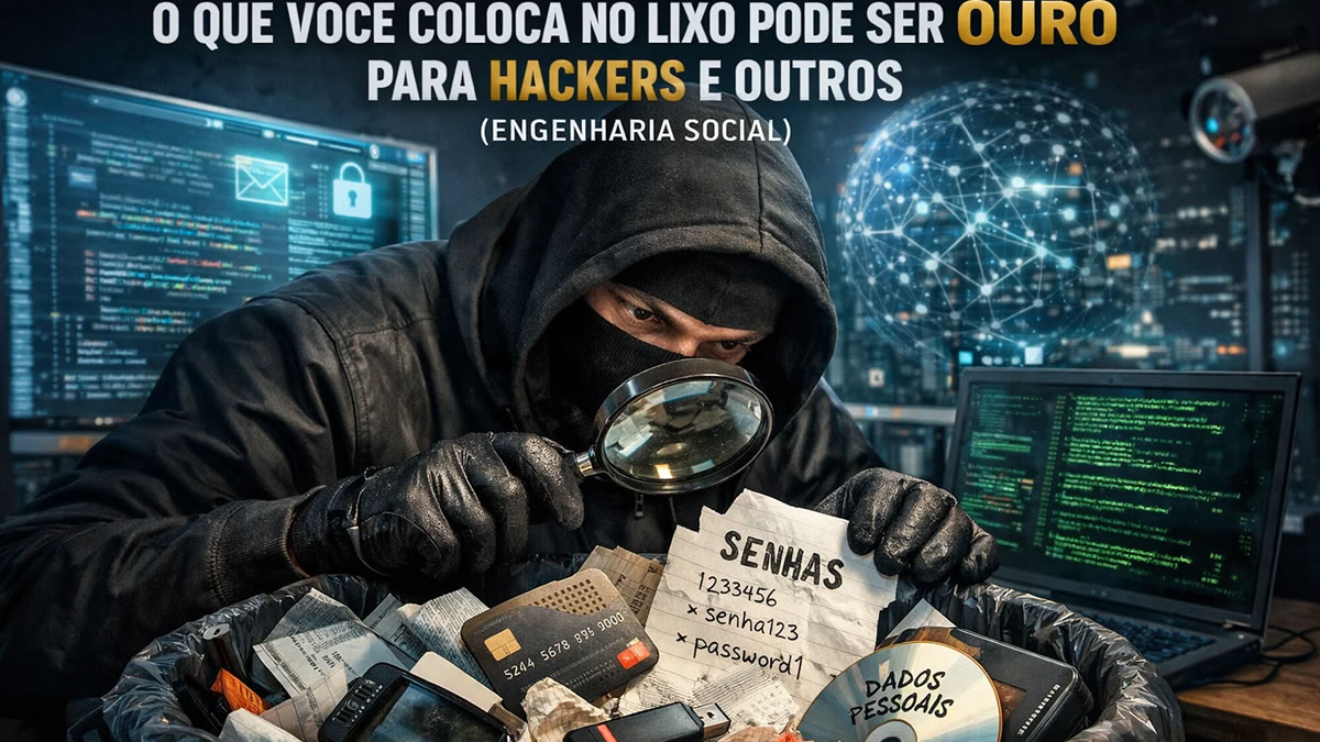 O que você joga no lixo pode ser OURO para hackers e golpistas