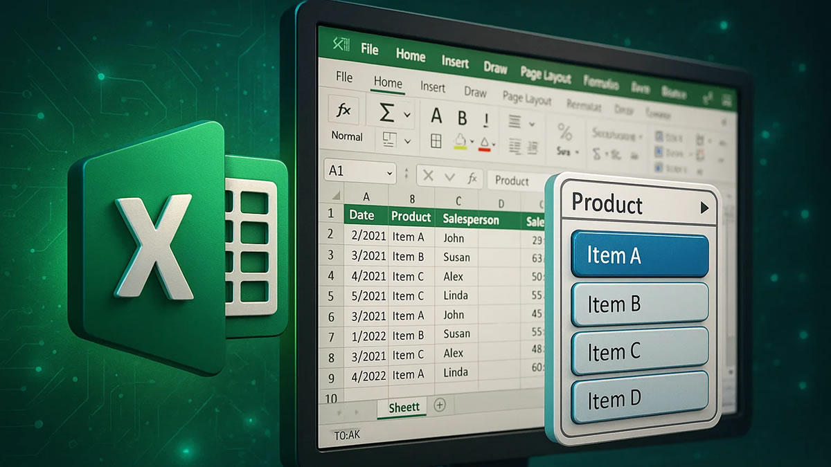 Segmentação de Dados e Formatar como Tabela no Excel