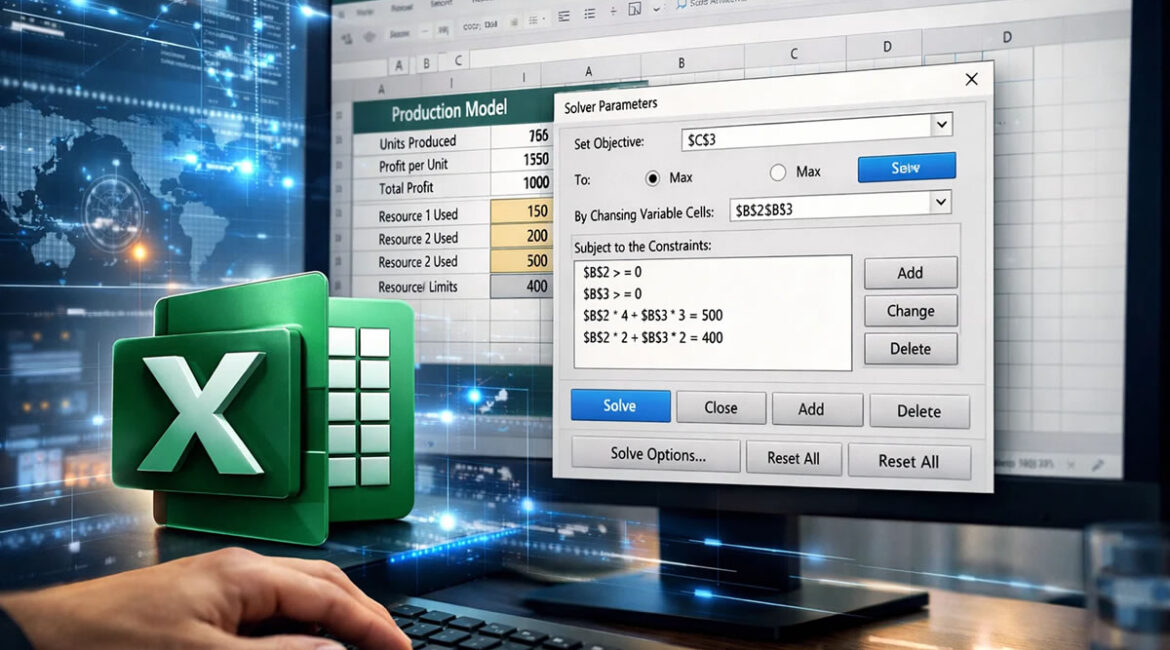 Como Utilizar a Ferramenta Solver no Excel