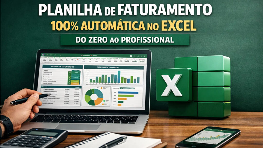 Planilha de Faturamento 100% Automática no Excel – Do Zero ao Profissional