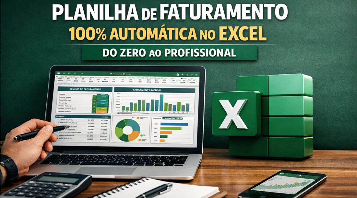 Planilha de Faturamento 100% Automática no Excel – Do Zero ao Profissional