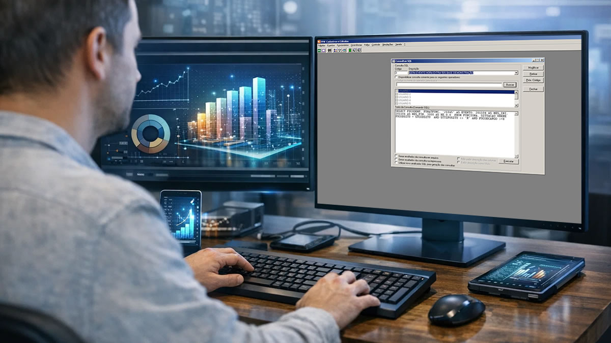 Como Criar uma Consulta SQL no FPw da LG Sistemas