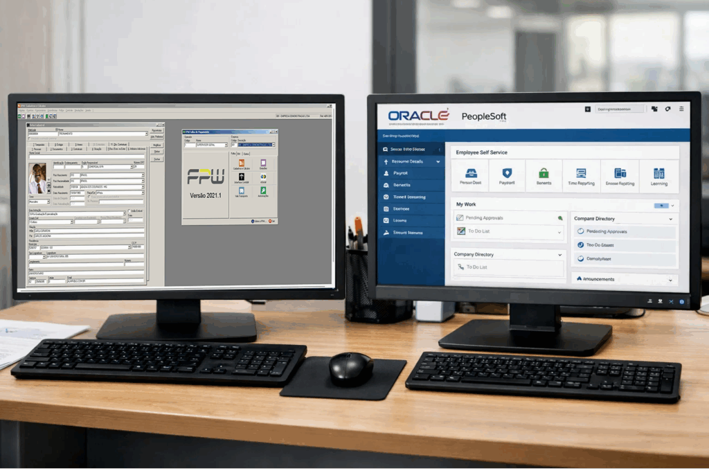 Comparando FPw (LG Informática) e PeopleSoft (Oracle)